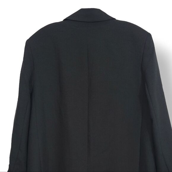 NEW ASOS DESIGN New Perfect Longline Shape Blazer in Black Size 12 - Picture 3 of 11